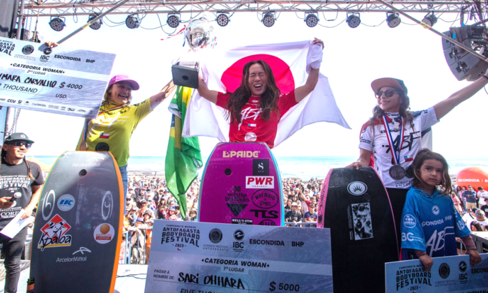 大原沙莉選手・IBC世界ツアー2戦目アントファガスタ・ボディボード・フェスティバルにて優勝しました！